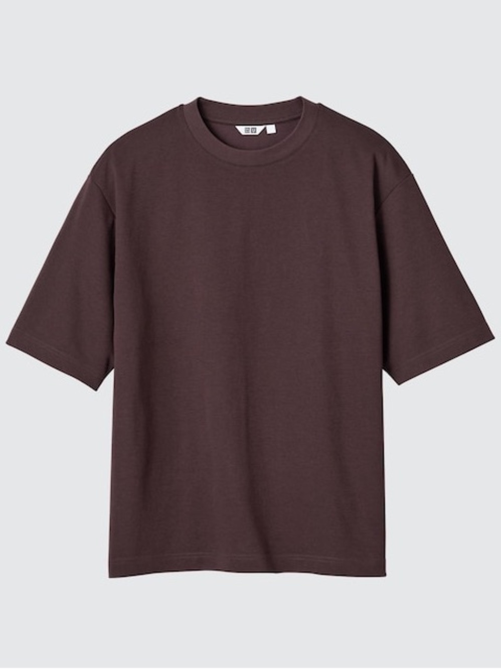 Uniqlo AlRism Cotton Oversized Crew Neck T-Shirt